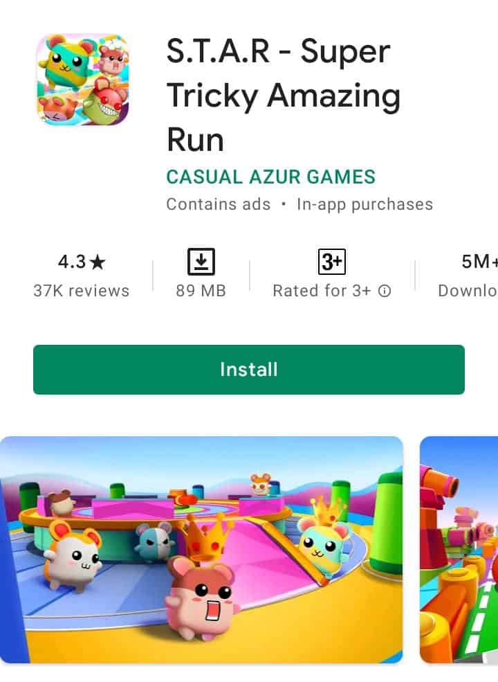 Best Offline game STAR